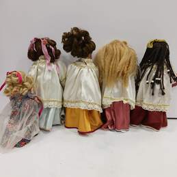 Bundle of 5 Assorted Porcelain Dolls alternative image