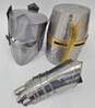 Medival Steel Replica Crusader Knights Armor Helmets & One Gaunlet Armor Glove image number 1