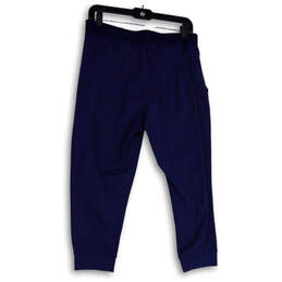 Womens Blue Slash Pocket Elastic Waist Pull-On Jogger Pants Size M alternative image