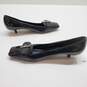 AUTHENTICATED WMNS PRADA BUCKLED LOW HEEL LOAFERS SZ 38.5 image number 3