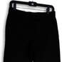 Womens Black Flat Front Slash Pocket Straight Leg Dress Pants Size 2 image number 3