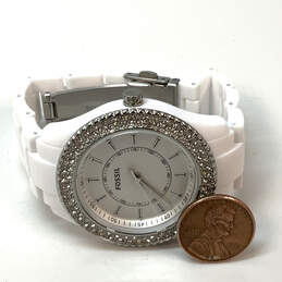 Designer Fossil Stella ES-2444 White Stainless Steel Analog Wristwatch alternative image