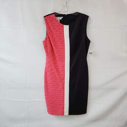 Maggy London Color Block Sleeveless Shift Dress WM Size 10 NWT