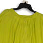 NWT Womens Yellow Embellished Round Neck Short Sleeve Blouse Top Size 14/16 image number 4