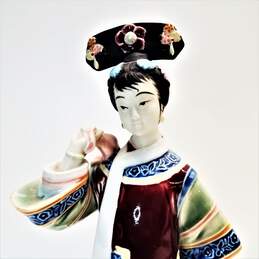 Shiwan Lotus Princess  Chinese Ceramic Landy Figural alternative image
