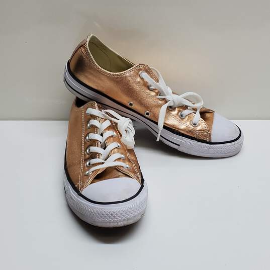 Converse CT All Star OX Metallic Sunset Glow Unisex Sneakers - Size 8M-10W image number 1