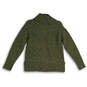 Womens Green Turtleneck Long Sleeve Knitted Pullover Sweater Size XS image number 2
