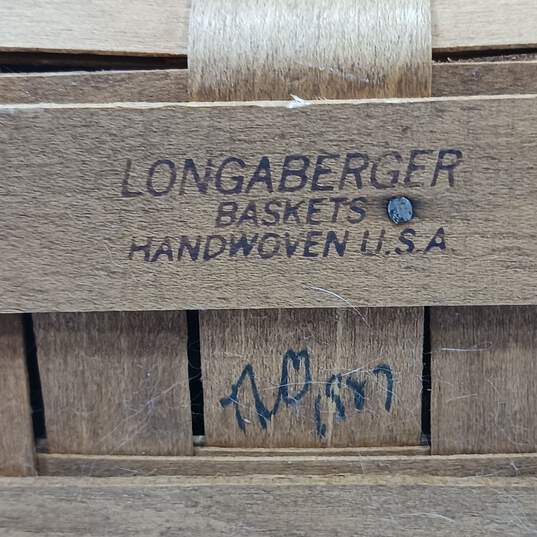 Longaberger Baskets Assorted 3pc Lot image number 4