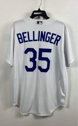Nike Mens White Los Angeles Dodgers Cody Bellinger #35 Baseball MLB Jersey Sz M alternative image