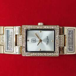 Victoria Wieck  BCVW0113 Floating Crystal Gold Tone Bracelet Watch