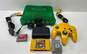Nintendo N64 Console w/ Game And Accessories- Jungle Green image number 1
