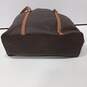 Michael Kors 2-Tone Brown Monogram Tote Shoulder Bag image number 5