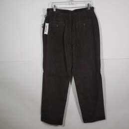 NWT Womens Relaxed Fit Stretch Plain Front Straight Leg Chino Pants Size 16M alternative image