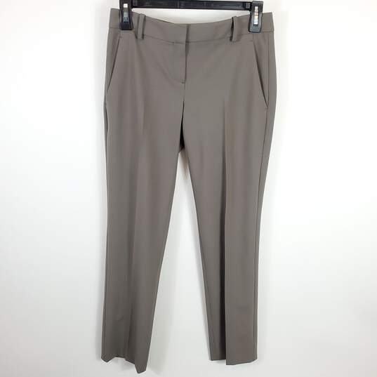 Theory Women Olive Green Dress Pants Sz 0 image number 1