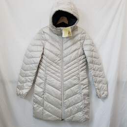 Michael Kors Gray Packable Down Fill Puffer Jacket Women's Size S - NWT
