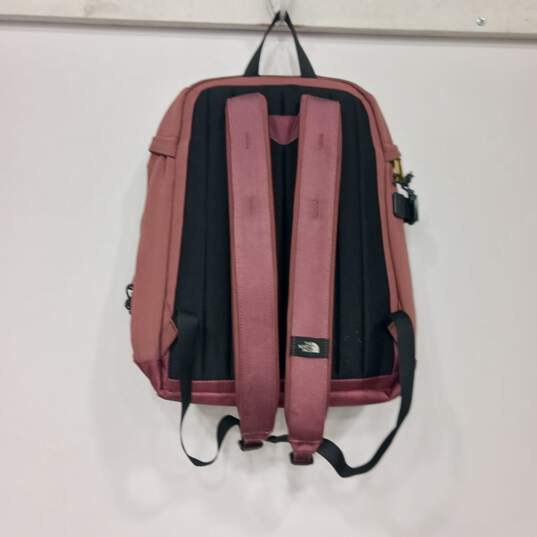 Rose Gold Tone The North Face Backpack image number 2