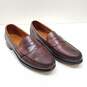 Allen Edmonds Cavanaugh Oxblood Leather Penny Loafers Shoes Men's Size 12 B image number 3