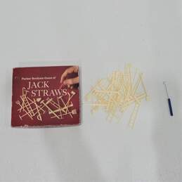 Vintage Parker Brothers Jack Straws Game 45 Pieces Plus Hook