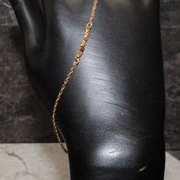 Mt. Rushmore Jewelry 10K Black Hills Gold W/ Gold Fill Chain Anklet - 1.19g alternative image