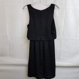 Madewell Luminous Overlay Black Dress Size 2 alternative image