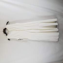 Calvin Klein Women White Midi Dress 10 M NWT alternative image