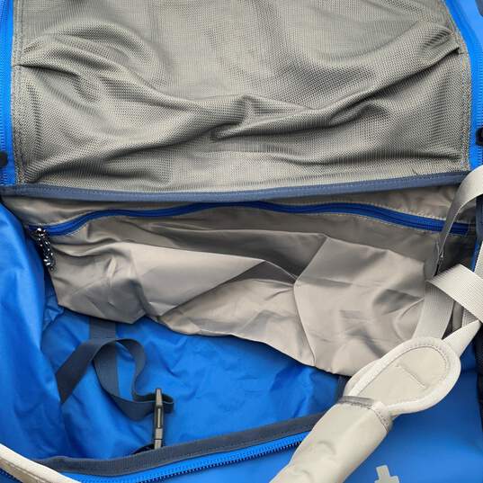 NWT Marmot Mens Blue Adjustable Strap Multi Pockets Zipper Duffel Bag image number 6