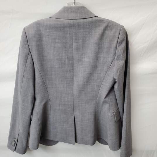 Theory Women's Carissa Classic Suit Jacket Size 4 Flint Grey NWT image number 7