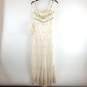 Jessica Mc Clintock Women Ivory Beaded 2 Pc Dress Sz 8 NWT image number 2