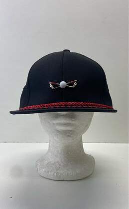 Street Level Clothing Black Red Golf Snapback Hat Cap alternative image
