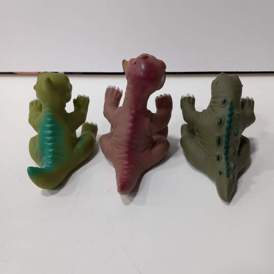 Vintage Land Before Time Hand Puppet Toys (Little Foot, Duckey, A Spike) image number 2