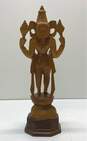 Sandal Wood Hand Crafted Deity 15 inch Tall Hindu Goddess Statue image number 4