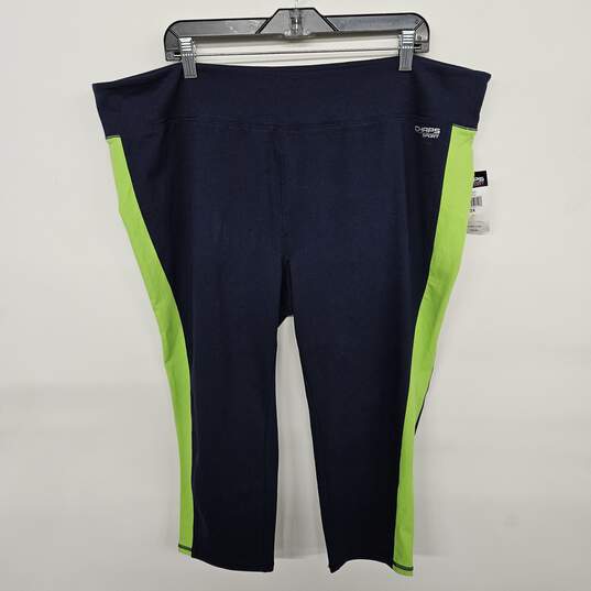 Chaps Sport Navy Yoga Pants image number 1