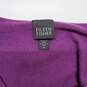 Eileen Fisher Purple Long Sleeve Pullover Merino Wool Sweater Size M image number 3