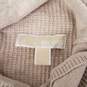 Michael Kors WM'S Turtle Neck Cotton Viscose Ivory Sweater Size L image number 3