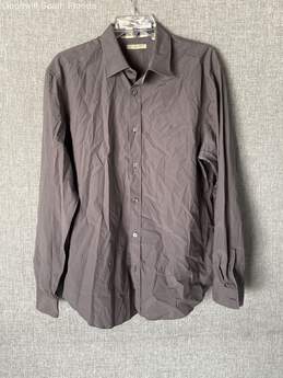 Authentic Burberry Mens Gray Shirt Size XL