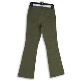 NWT Womens Green Denim Slash Pocket Slim Fit Bootcut Leg Jeans Size 6 alternative image