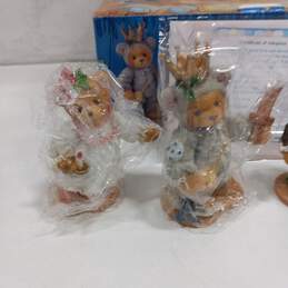 4pc. Enesco Cherished Teddies Nutcrackers Suite Collectors' Figurine Set in Box alternative image
