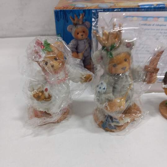 4pc. Enesco Cherished Teddies Nutcrackers Suite Collectors' Figurine Set in Box image number 2