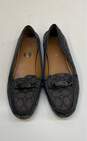 COACH Olive Signature Print Canvas Flats Loafers Shoes Size 8.5 B image number 5