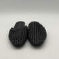 Mens Rudy Black Leather Spiked Studded Round Toe Slip-On Slippers Size 8.5M image number 1