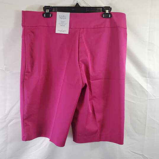 Croft & Barrow Women Pink Shorts SZ 14 NWT image number 4