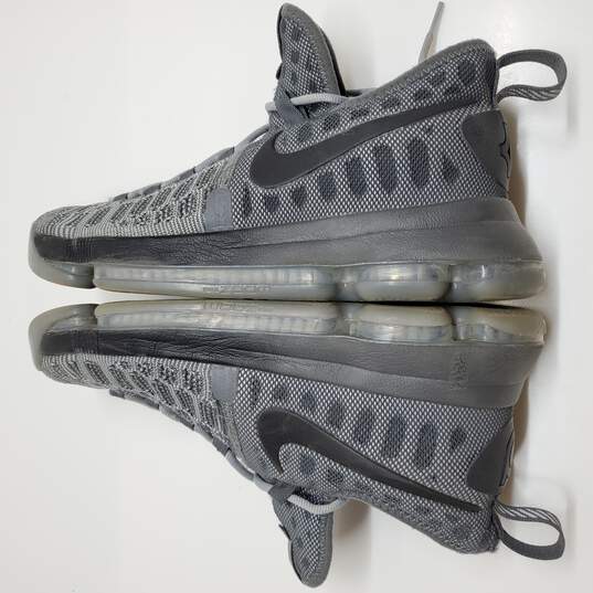 Buy the Nike KD Battle Grey Sneaker Mens Sneaker Shoes Sz 9.5 | GoodwillFinds