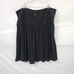 NWT Torrid Mini Terry Cloth Smocked Strapless Beach Dress in Black Size 6
