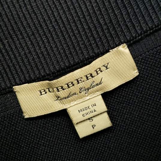 Burberry Black Knit Bodycon Dress Wm Size S AUTHENTICATED image number 3