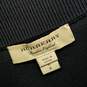 Burberry Black Knit Bodycon Dress Wm Size S AUTHENTICATED image number 3