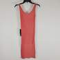 Bebe Women Coral Textured Bodycon Dress M/L NWT image number 2