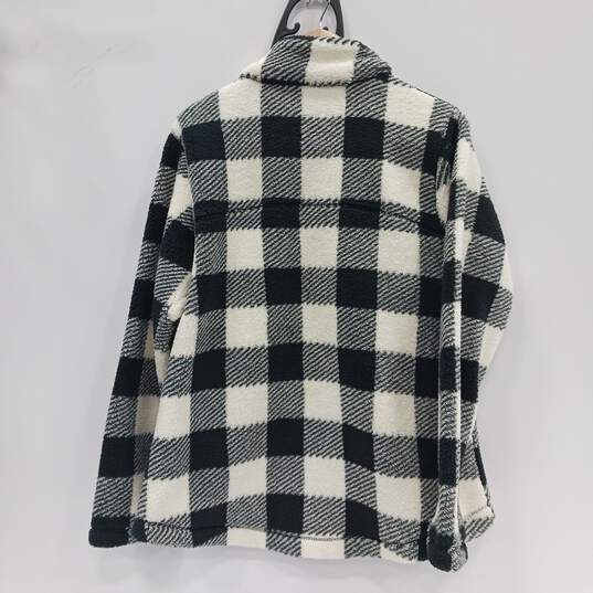 Columbia Black And White Checkered Jacket Women's Size XL NWT image number 2