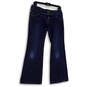 Womens Blue Denim Pockets Medium Wash Comfort Bootcut Leg Jeans Size 4 image number 1