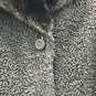 Vinatge Womens Black Long Sleeves Button Front Collared Mink Fur Coat image number 3