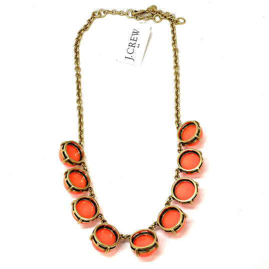 NWT Designer J Crew Gold-Tone Jumbo Bead Ball Orb Bubble Statement Necklace image number 3